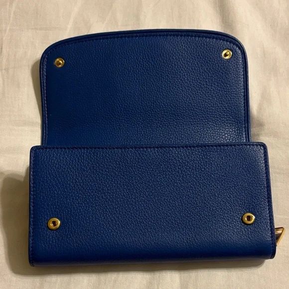 Tory Burch Britten Duo Envelope Continental Leather Clutch/Wallet NWT - Picture 6 of 12